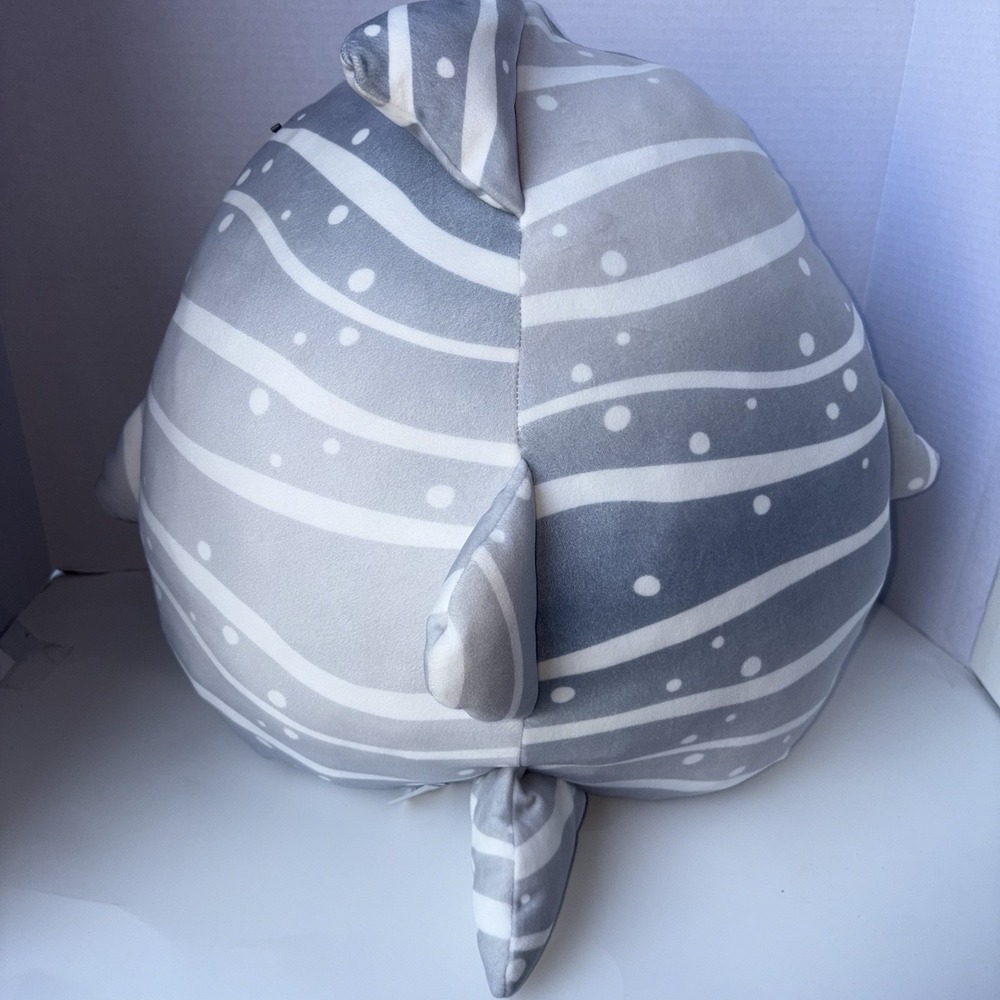 Squishmallows Sachi Grey Whale Shark Plush Jumbo 18"  2022 KellyToy - Picture 7 of 8